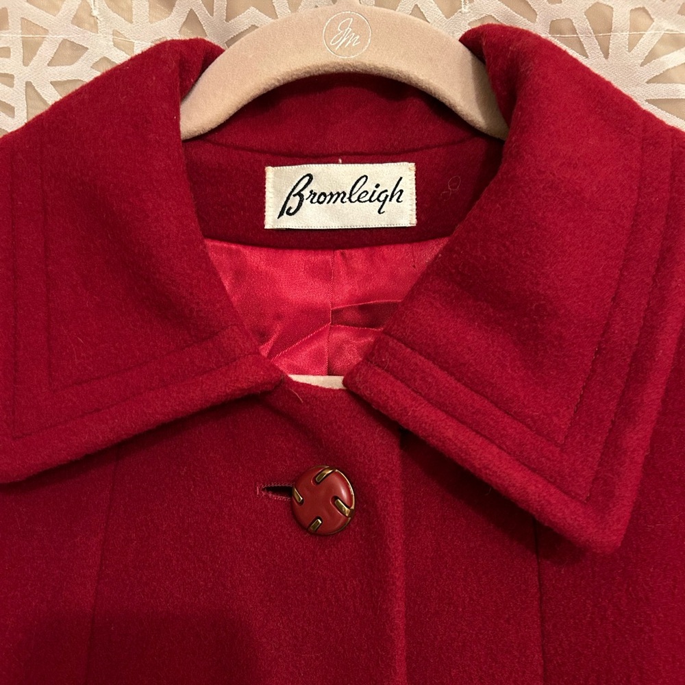 Vintage Bromleigh Winter Wool Coat - Picture 2 of 15
